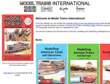 Tablet Screenshot of modeltrainsinternational.co.uk